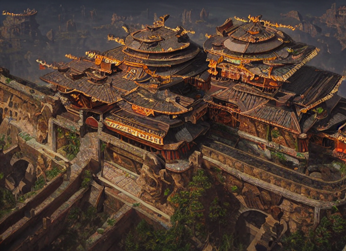 AI生成教学分享，中国古城堡的关键词是什么